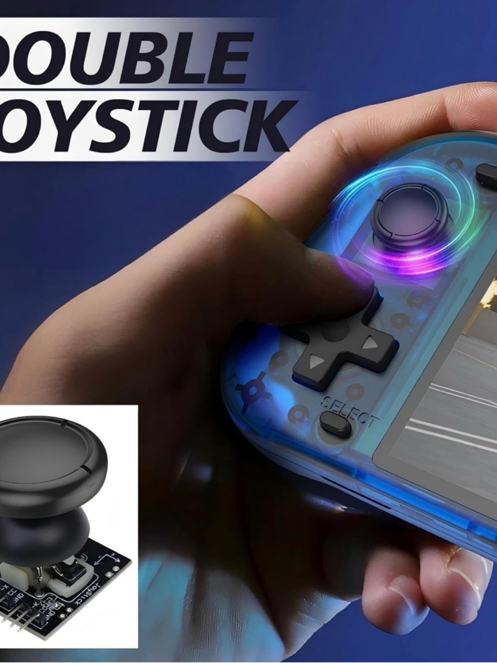 Express Transparent Handheld Gaming System (Blue, Black & White Available) - Picture 5 of 7